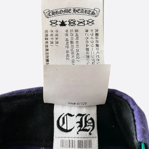 Chrome Hearts Purple & Green Cross Patch Hat - Picture 8 of 8